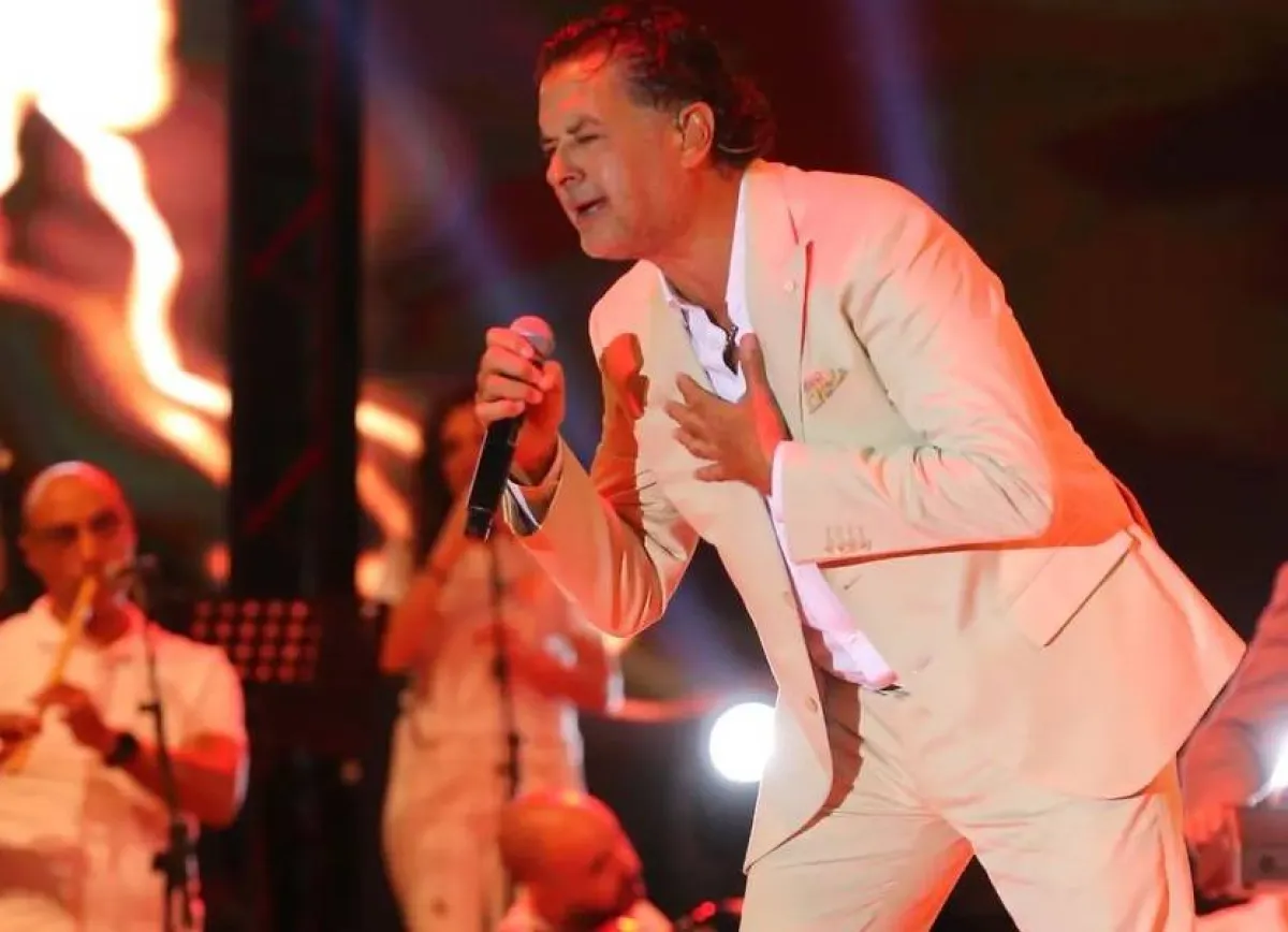 حفل راغب علامة  في مهرجان الفحيص بالأردن-  صورة من حسابه على انستغرام