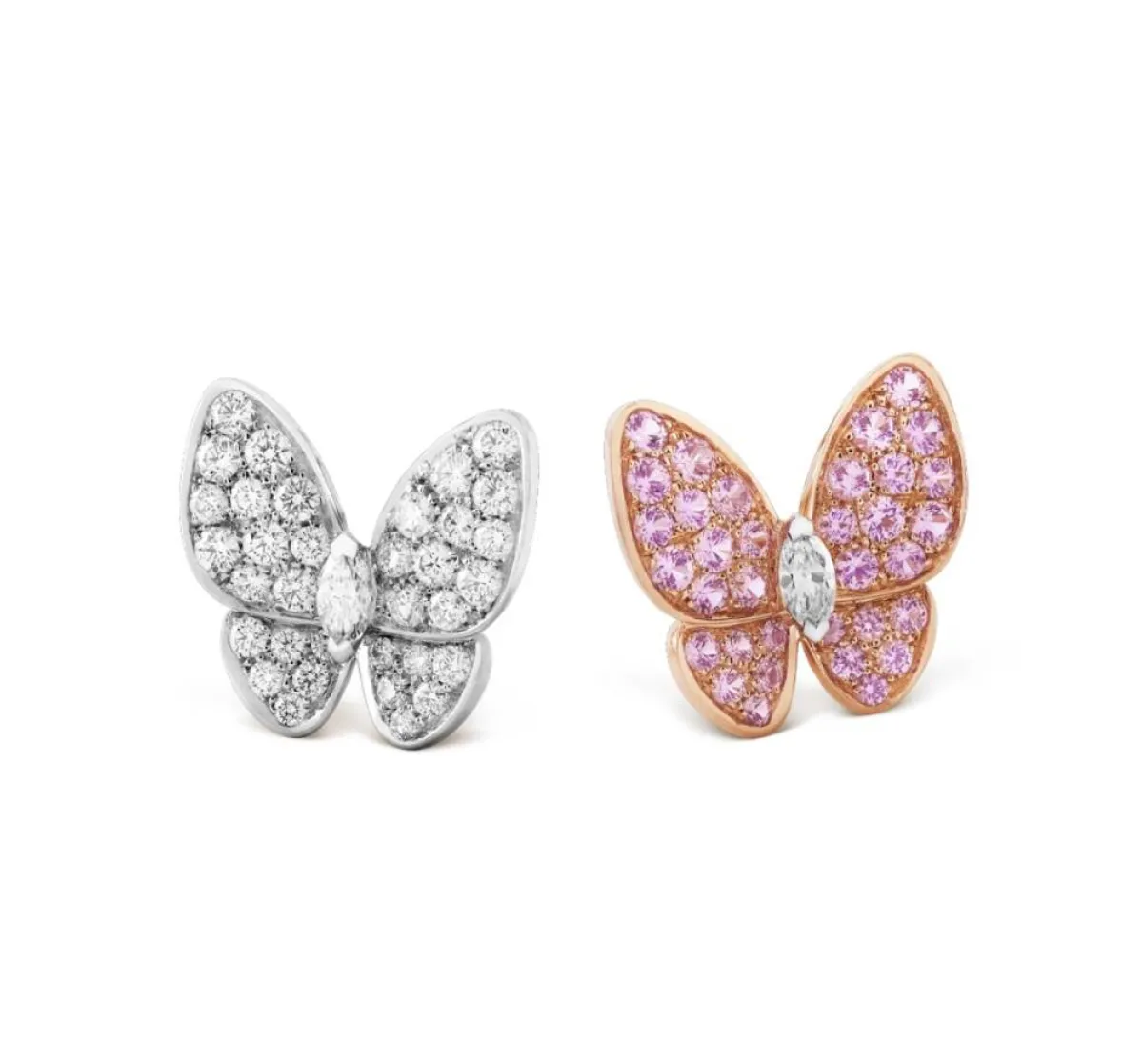 أقراط أذن تو باترفلاي من فان كليف اند اربلز Van cleef & arpels