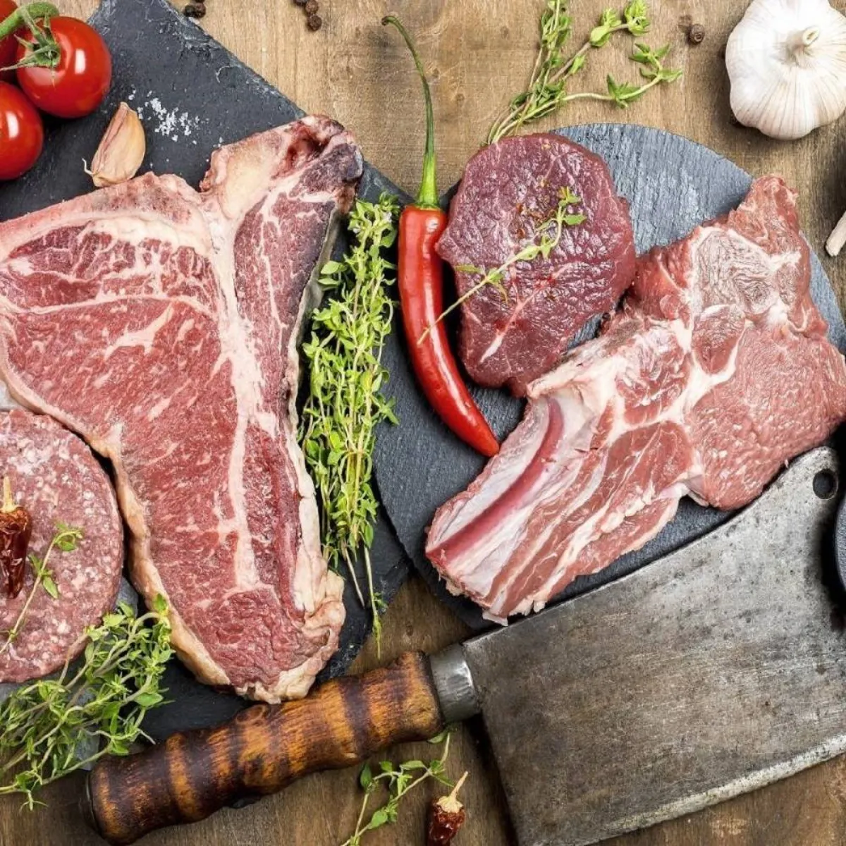 صورة لطبق اللحوم