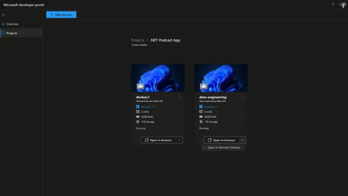 Microsoft Dev Box جاهز الآن للمطورين لتجربة محطات تعمل بنظام السحابة