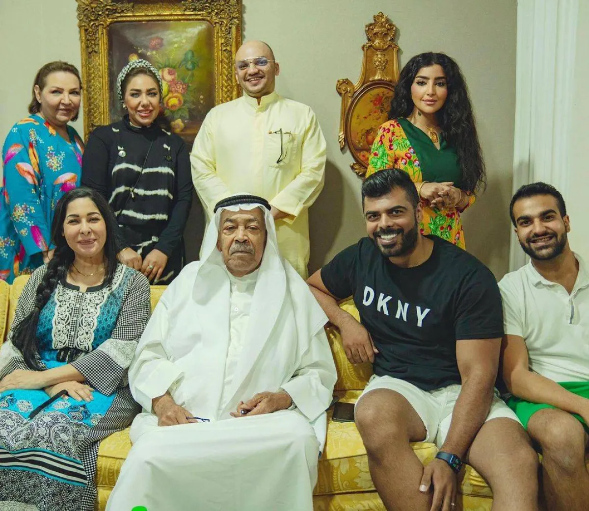 كواليس مسلسل  "منزل 12 " - صورة من صفحة محمد النشمي على انستغرام 