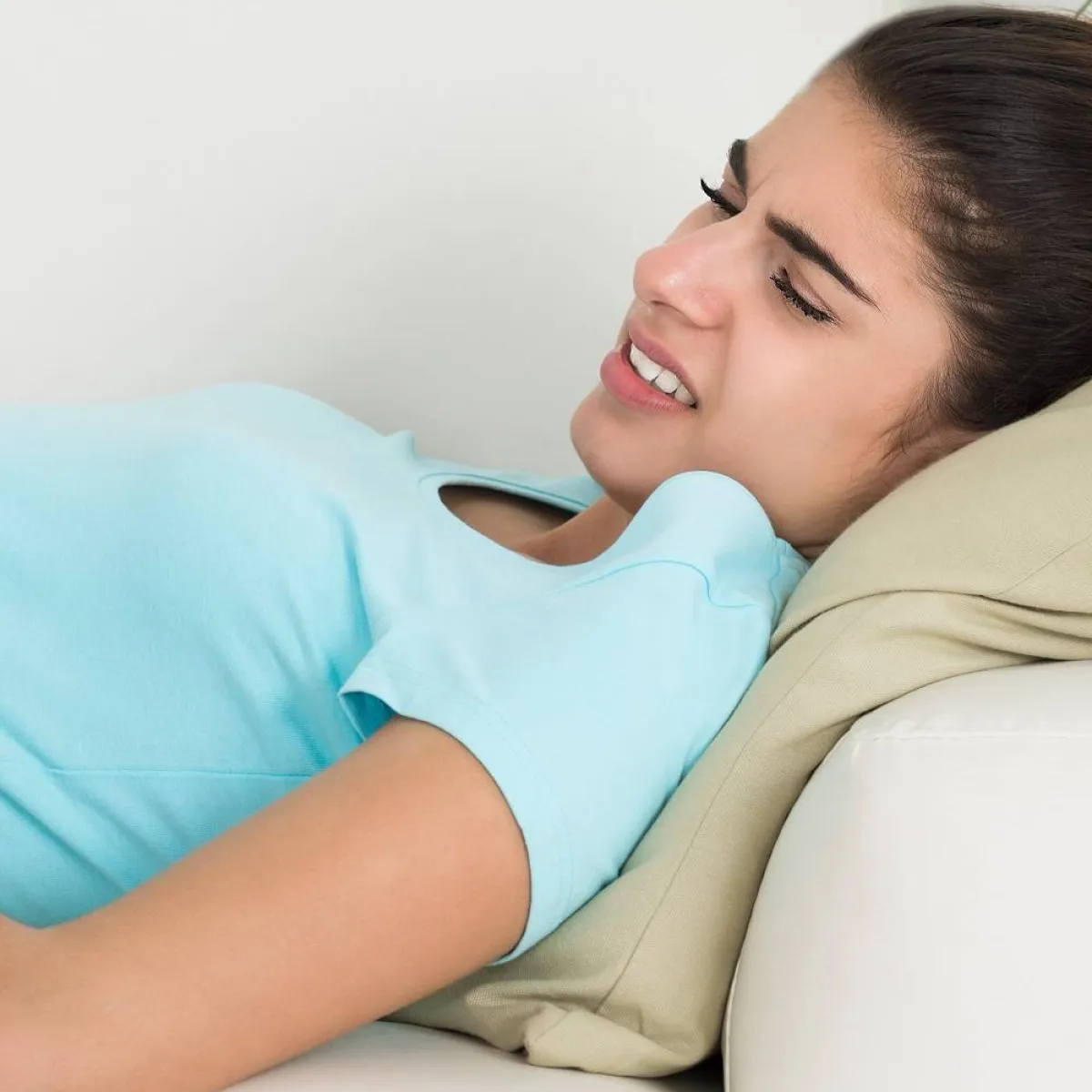 صورة لحامل تتوجع