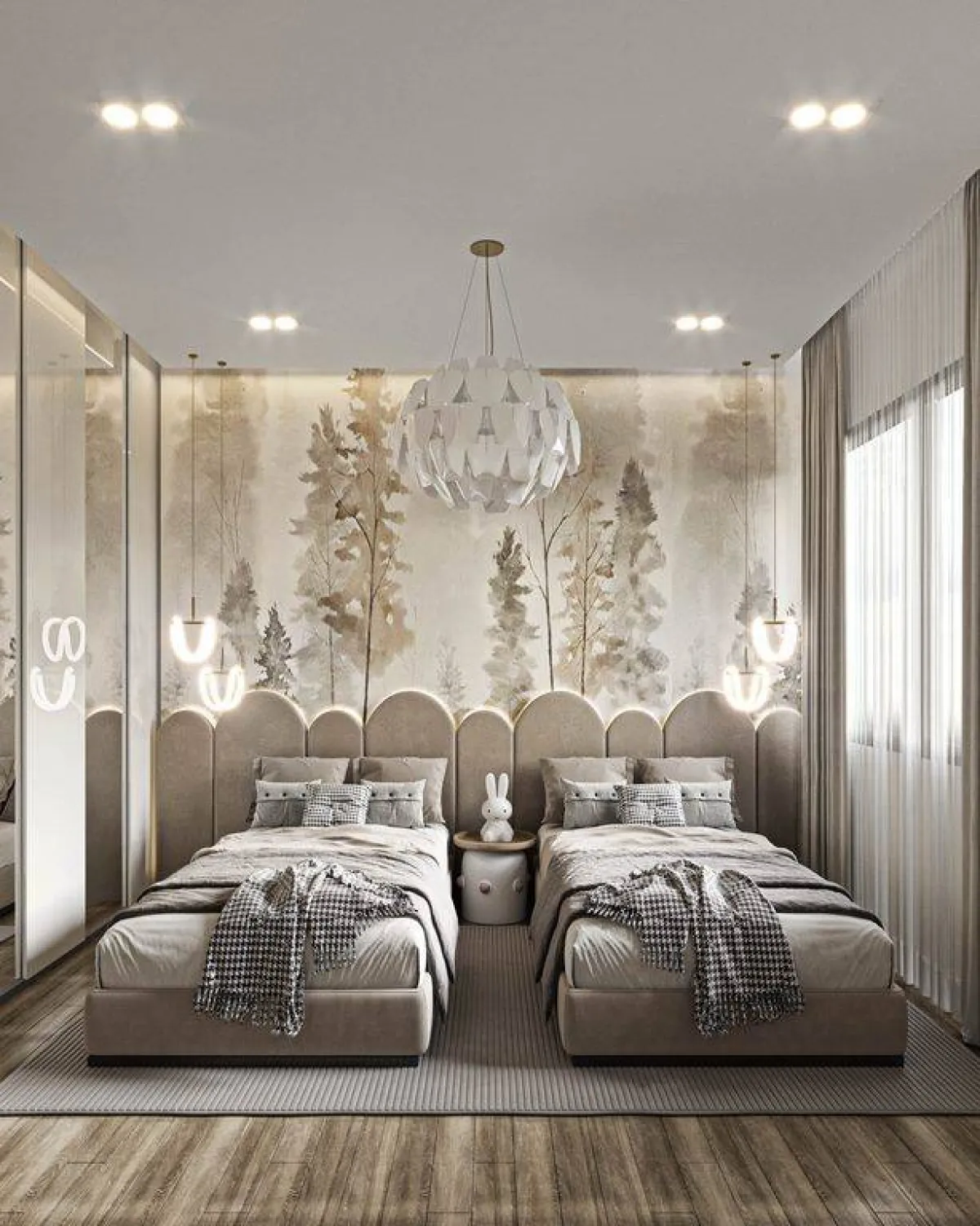 ورق الحائط يكسو الحائط الخلفي