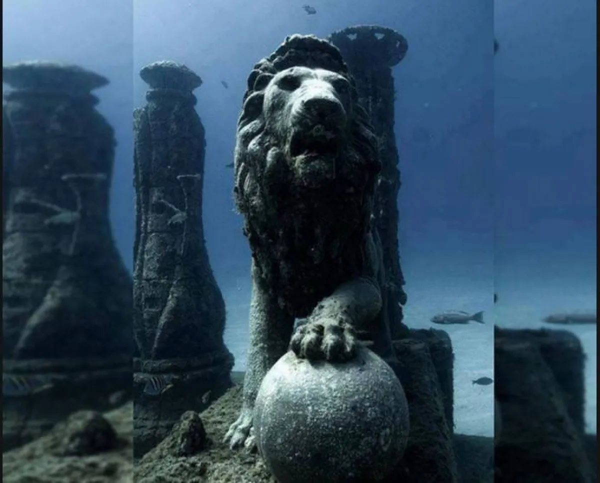 أماكن تاريخية غارقة تحت الماء