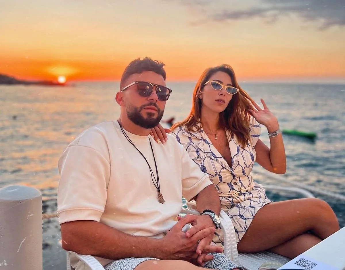 دانييلا رحمة برفقة شقيقها - الصورة من حسابها على إنستغرام