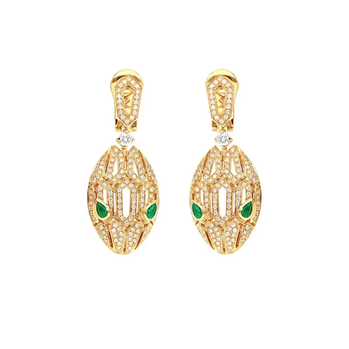 أقراط SERPENTI من بلغاري Bvlgari 