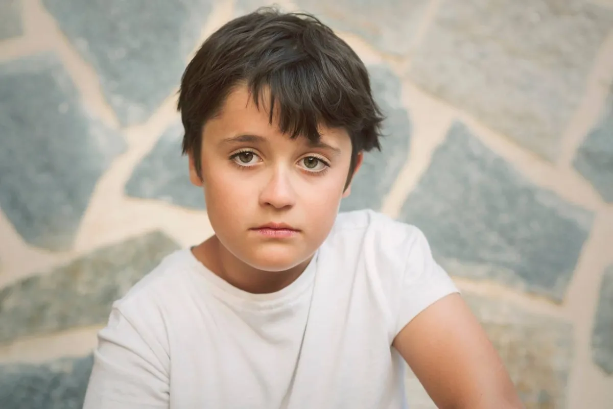 صورة طفل مصاب بالتوحد