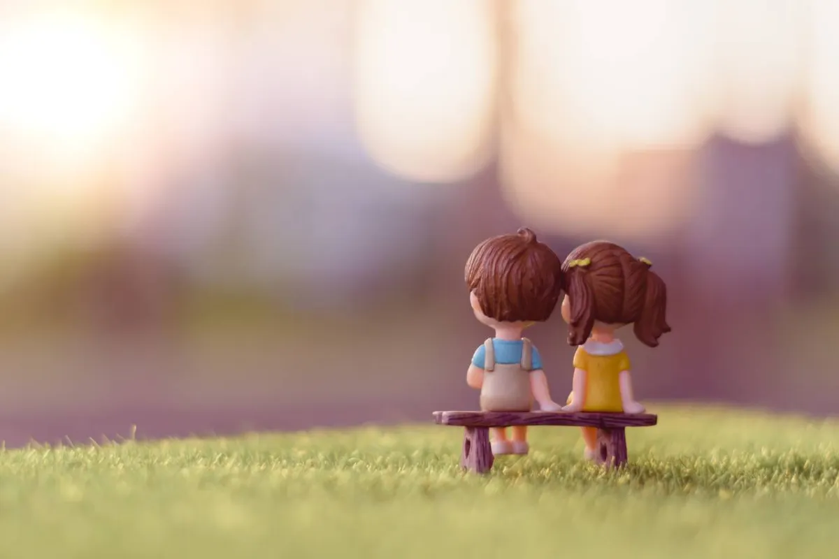 صورة لطفلين