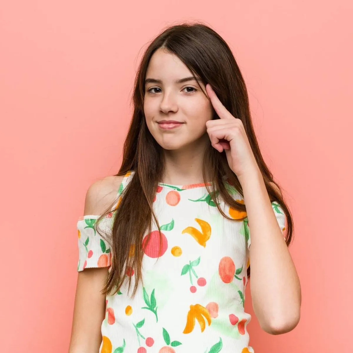 صورة لطفلة تتمتع بالصحة والذكاء