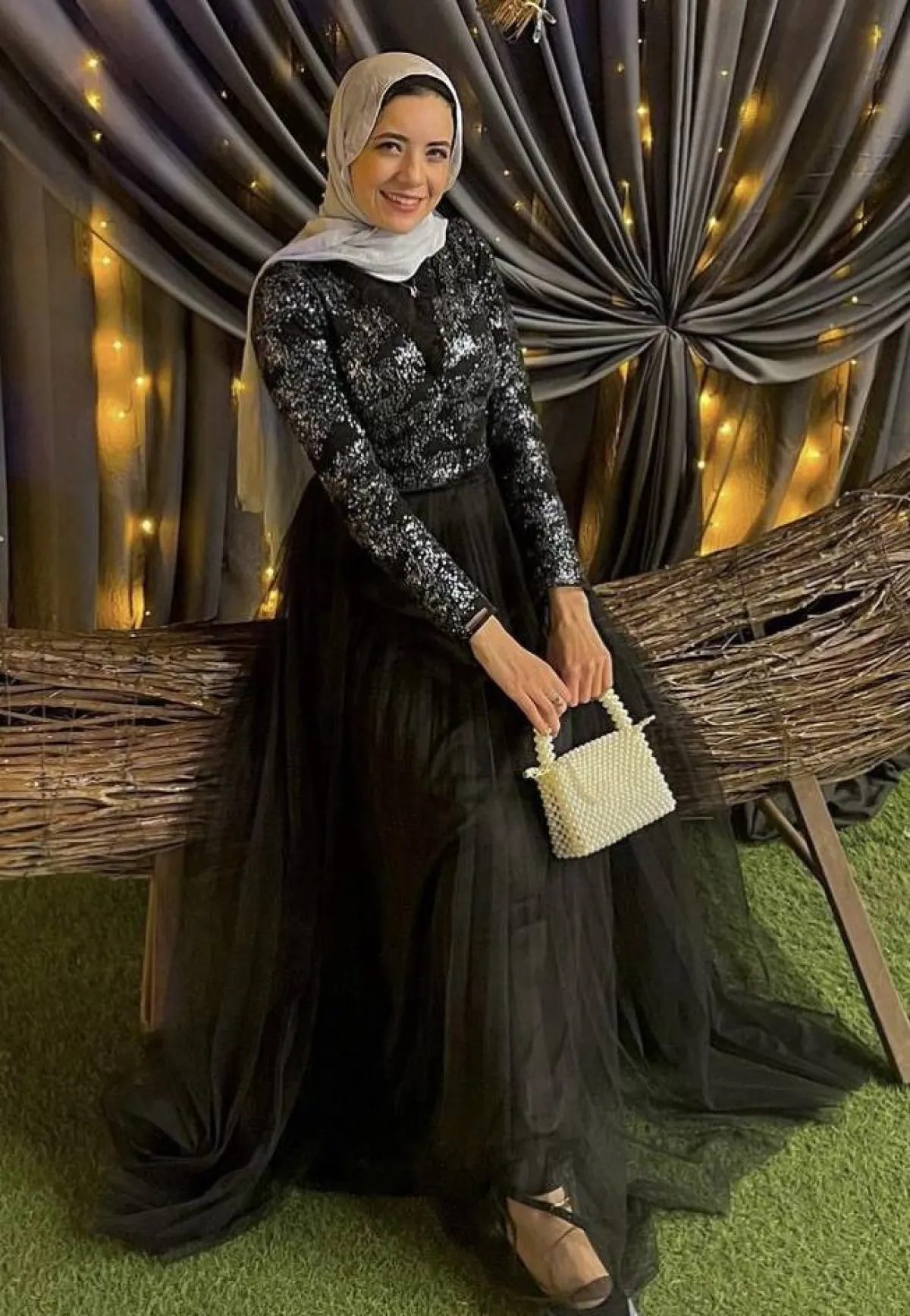 جهاد المحلاوي بفستان ناعم