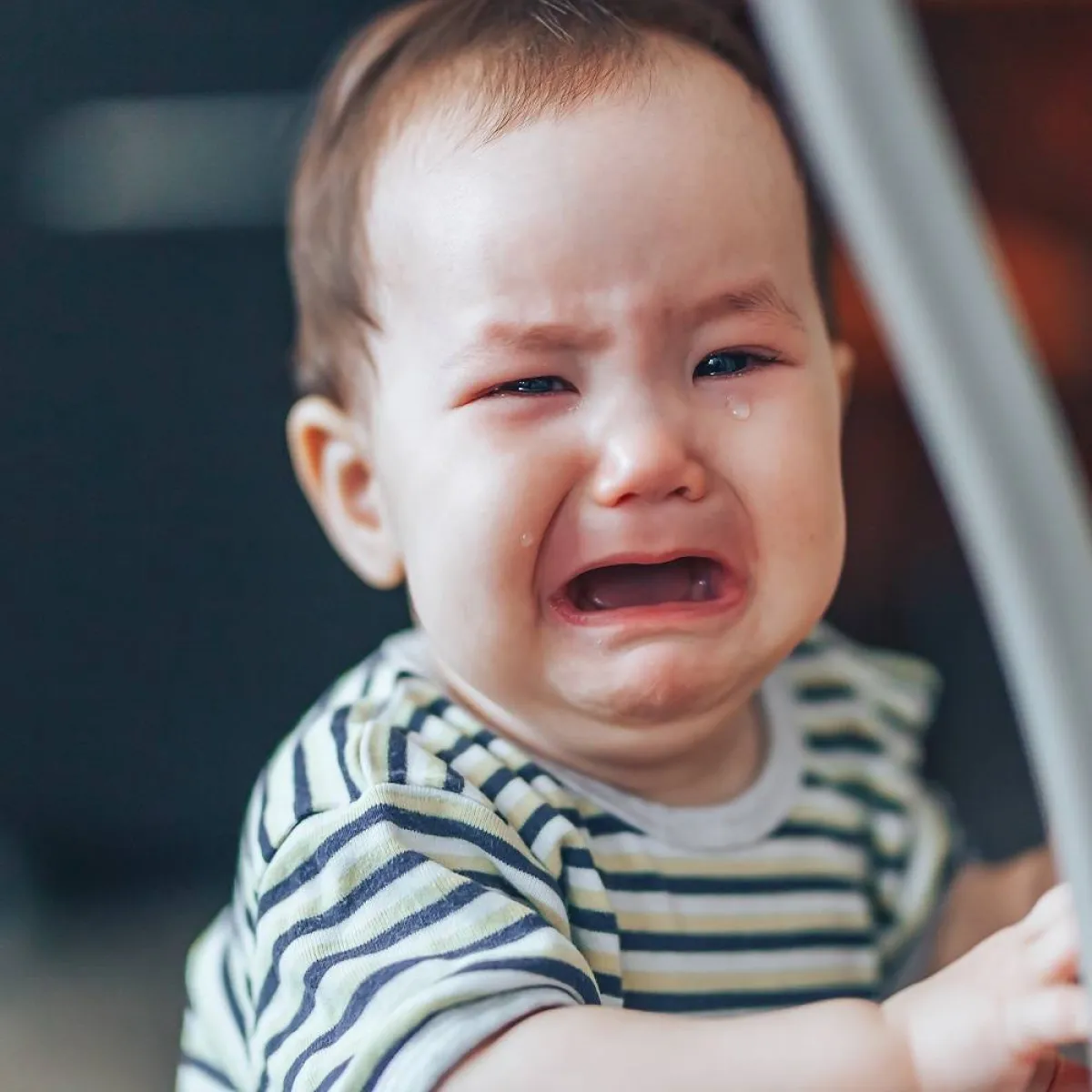 صورة لطفل عصبي