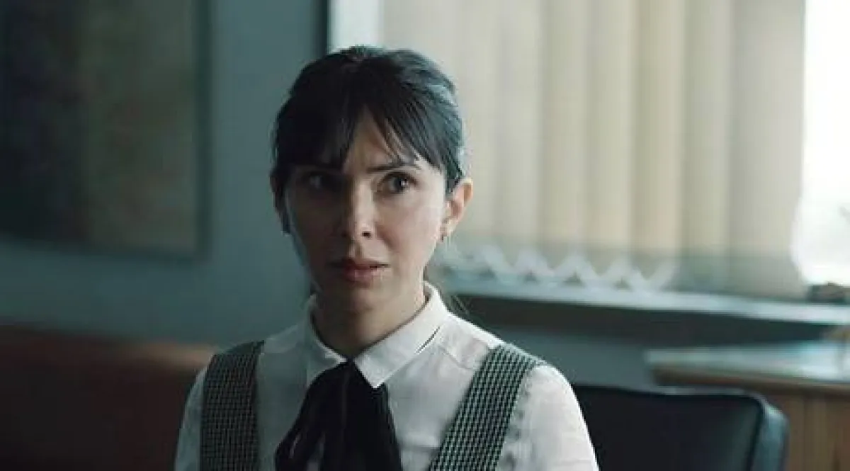 سمر مرسي من كواليس مسلسل  " منعطف خطر" - صورة من صفحتها على " انستغرام"