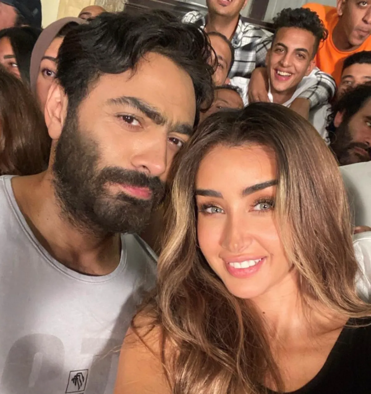 هنا الزاهد تامر حسني-الصورة من حسابها على الانستغرام