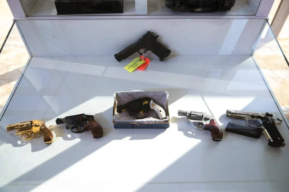 جناح الأسلحة بمعرض الصقور السعودي