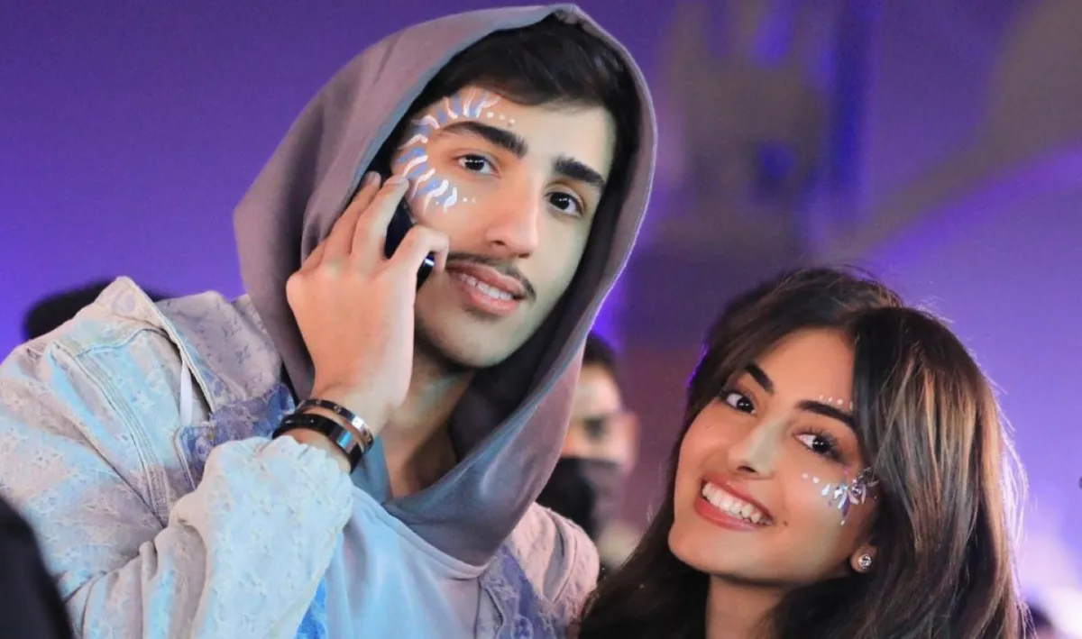 جود عزيز وطلال باسم- الصورة من حسابها من على الانستقرام