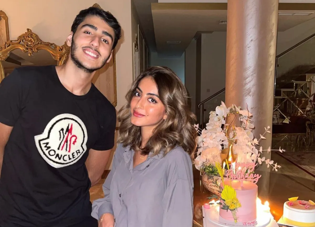 جود عزيز وطلال باسم - الصورة من حسابها من على الانستقرام