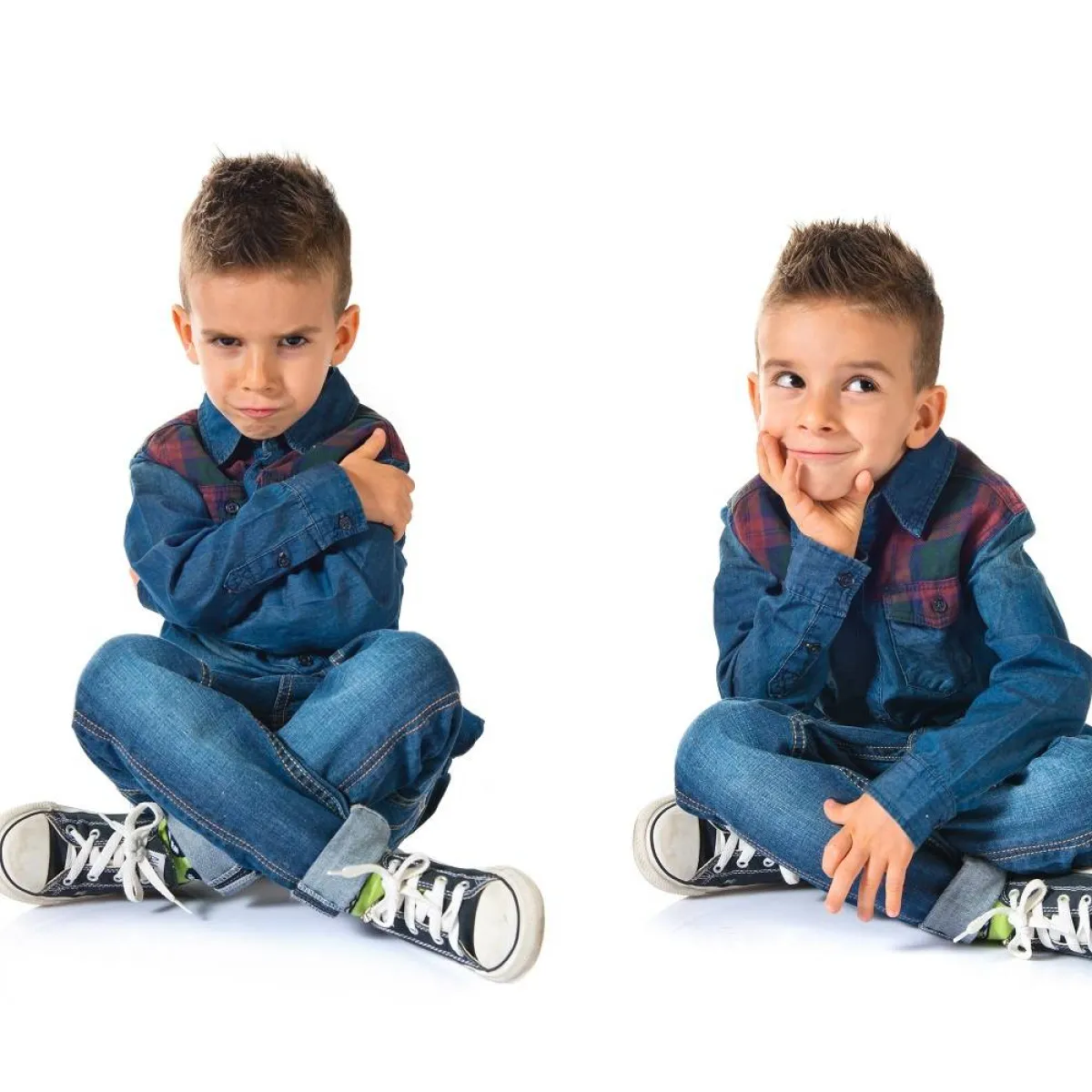 صورة لطفلين