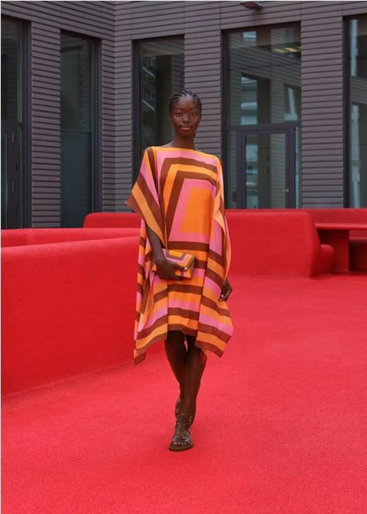 فستان فضفاض من أكريس  Akris