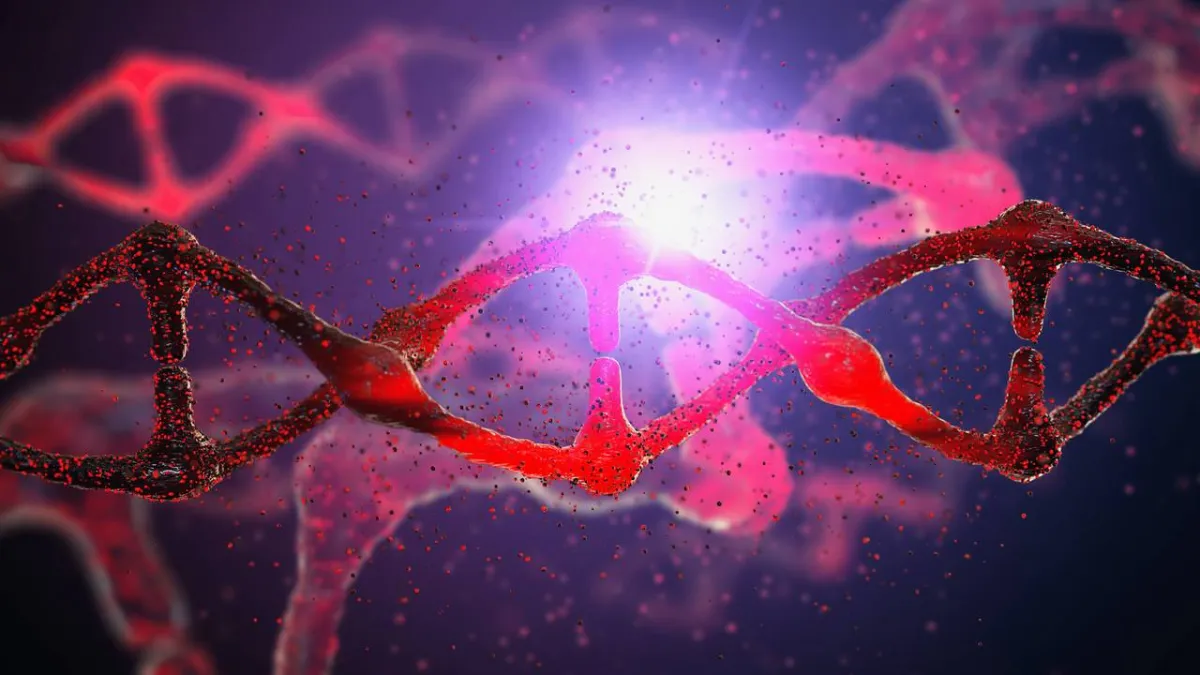 صورة لعلم الوراثة 