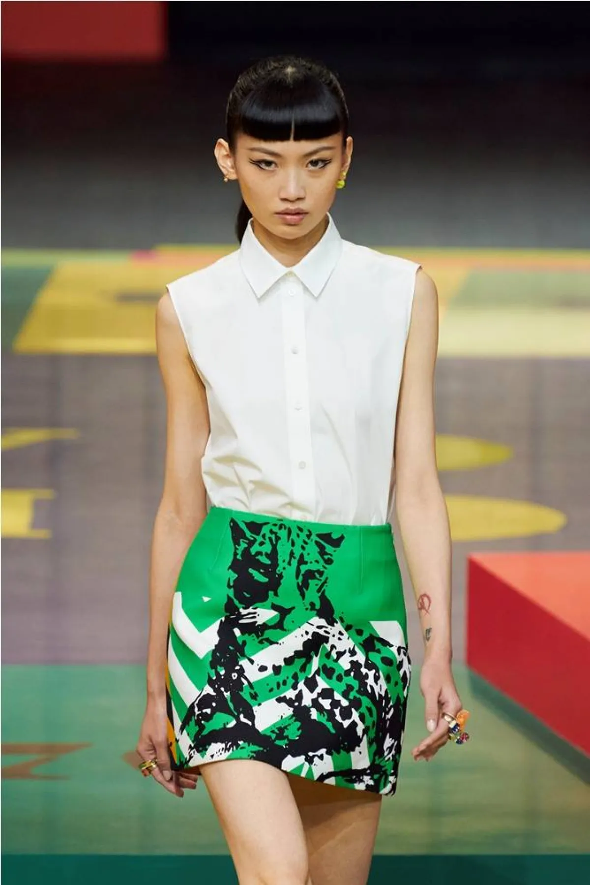 موديلات تنانير مطبّعة من كريستيان ديور  Christian Dior