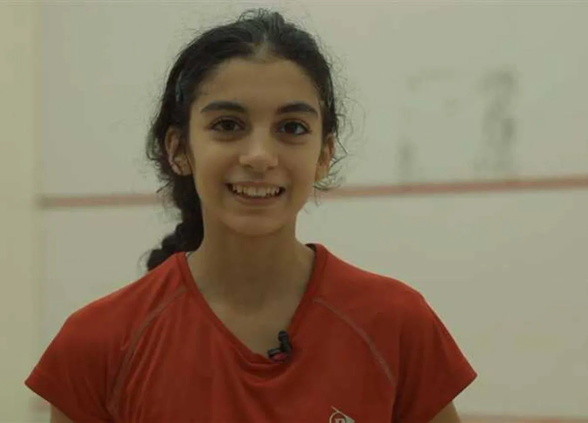 المصرية أمينة بطلة العالم لناشئات الأسكواش رقم 14 بفرنسا 