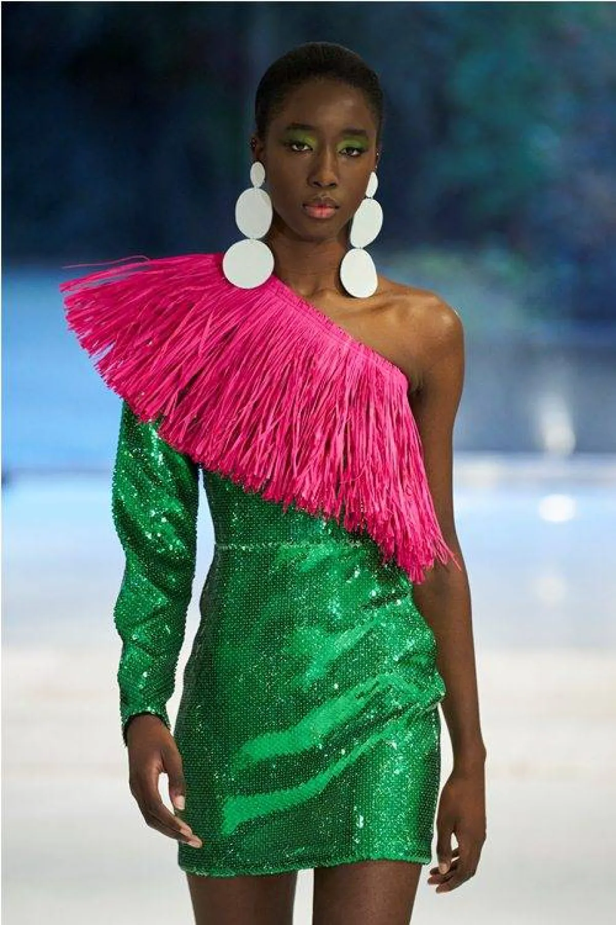 فستان سهرة براق من إيمان عيسي «Imane Ayissi»