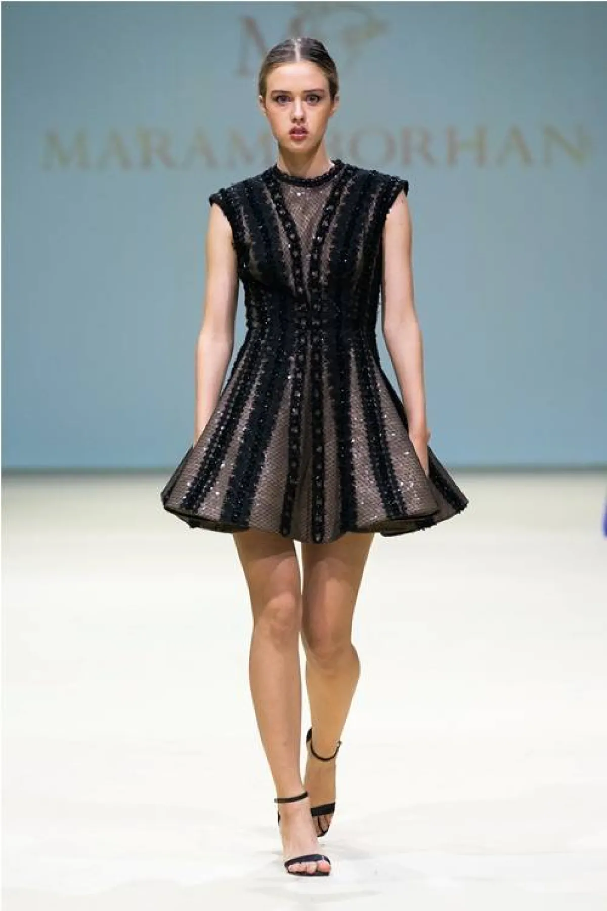 فستان سهرة براق من مرام برهان «Maram Borhan»