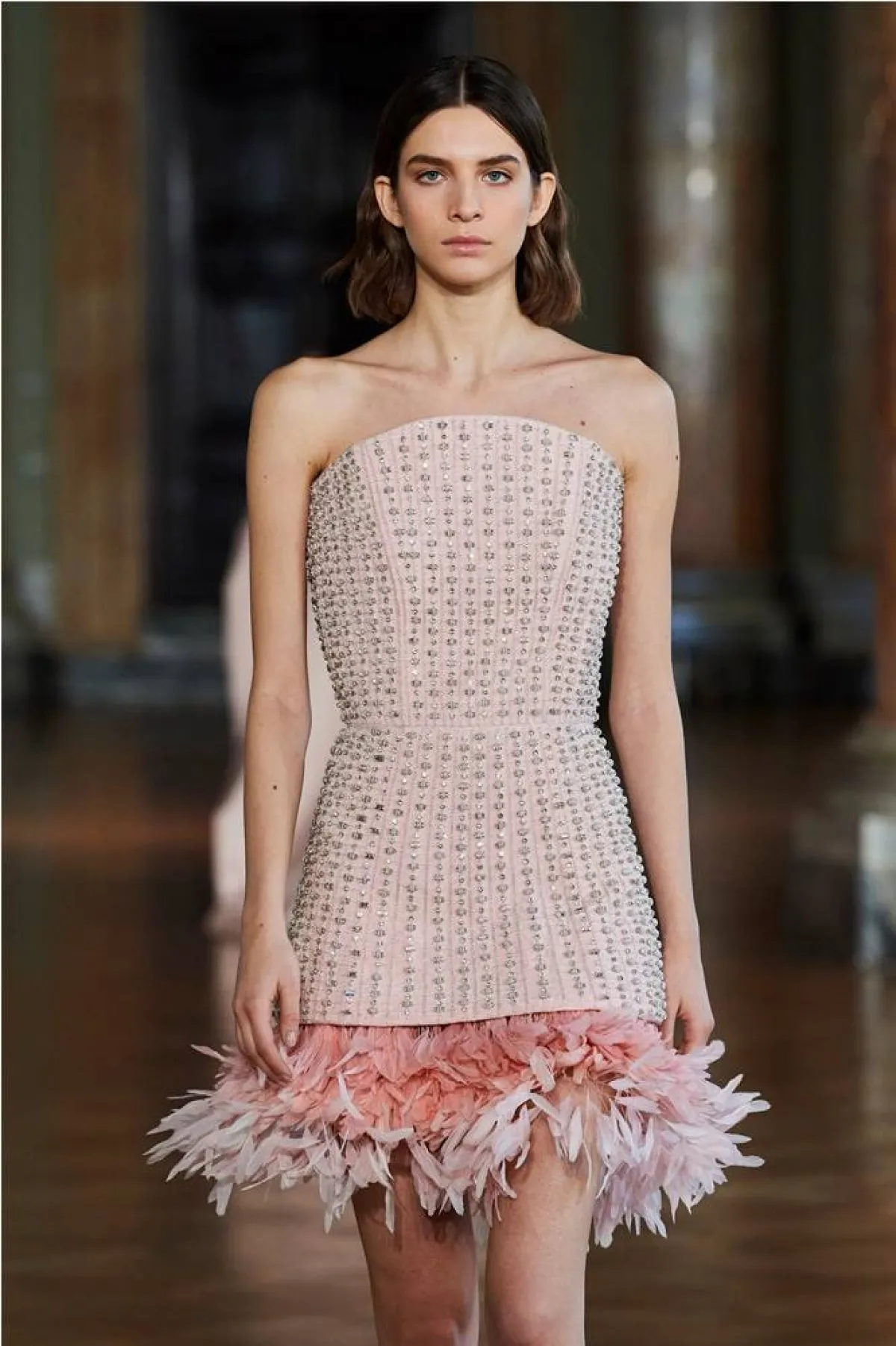 موديلات فساتين سهرة قصيرة براقة من جريمالدي «Grimaldi»