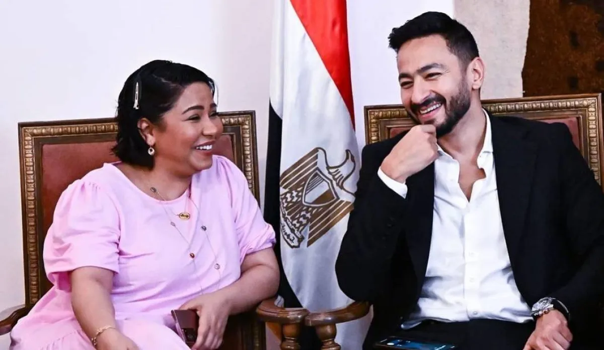 شيرين عبد الوهاب وحمادة هلال -  صورة من صفحته على انستغرام