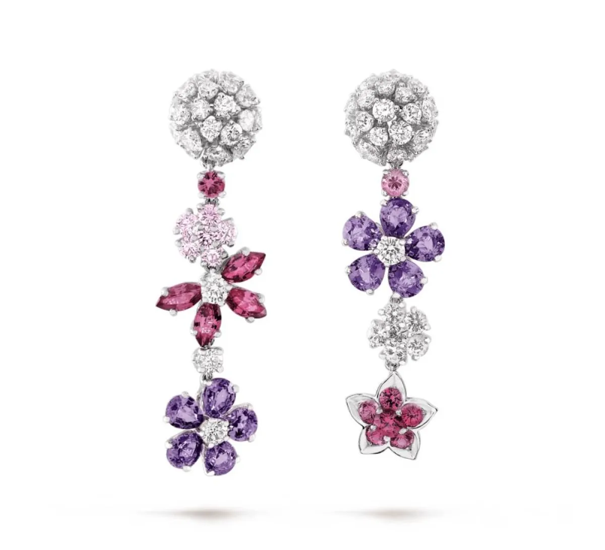 أقراط أذن فولي دي بريه من فان كليف اند اربلز Van cleef & arpels