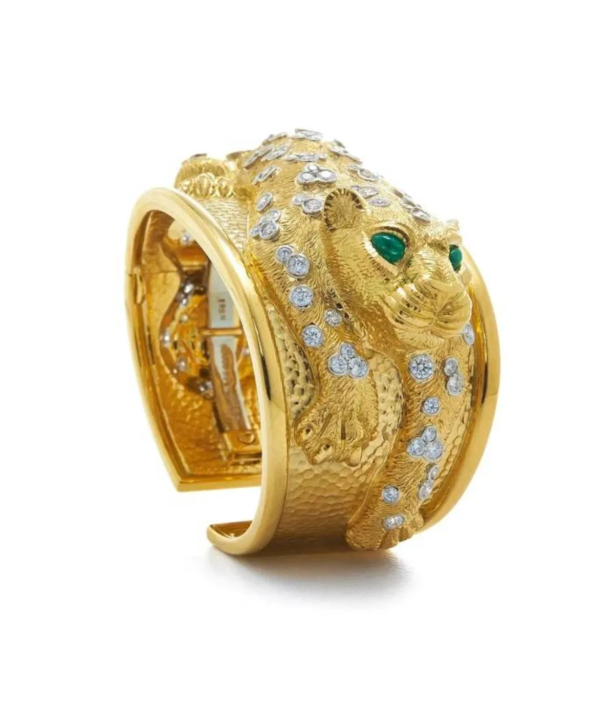 سوار Repoussé Leopard من ديفيد ويب  David Webb