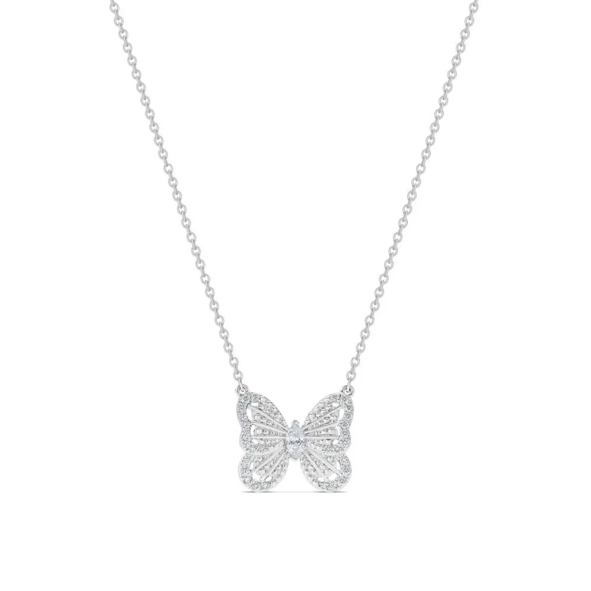 قلادة Portraits of Nature butterfly من De Beers