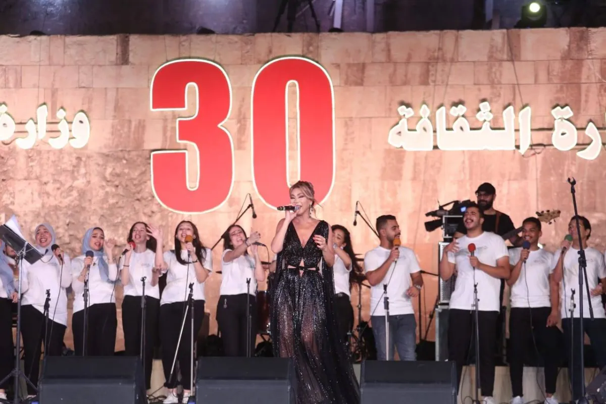 نوال الزغبي تشغل حفل القلعة - الصورة من حساب نوال على إنستغرام