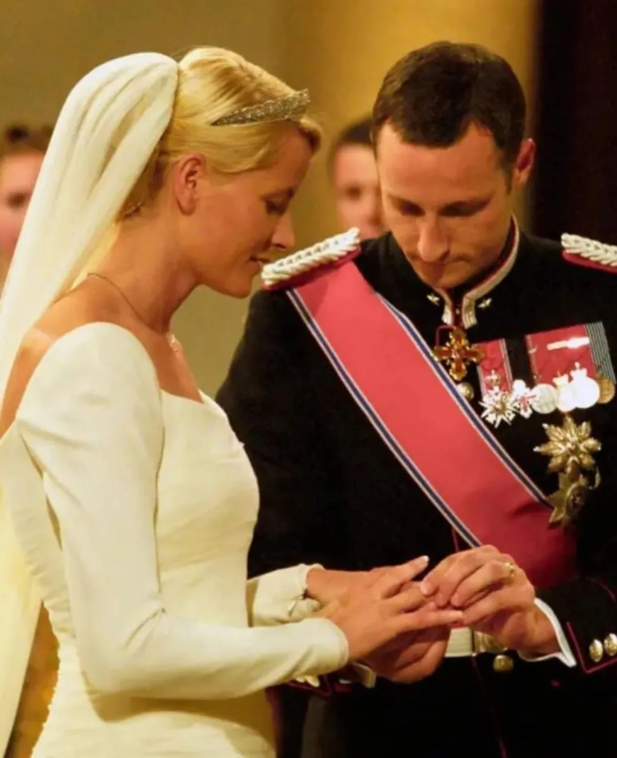 زفاف الأميرة ميت ماريت والأمير هاكون- الصورة من حساب Europe Royals على إنستغرام