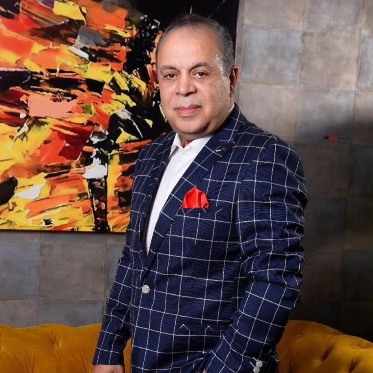 أشرف زكي - الصورة من حساب روجينا على إنستغرام