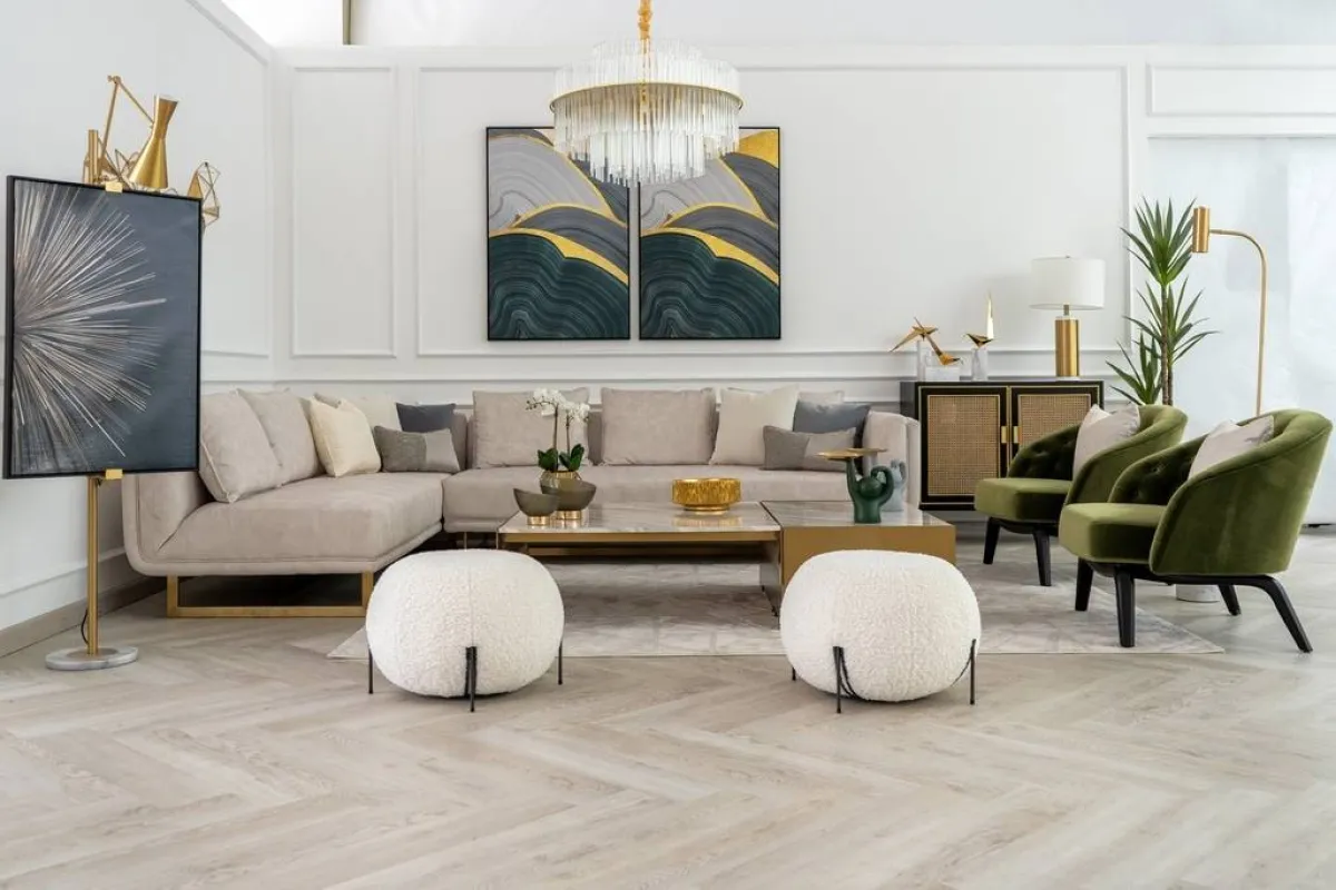 "الغريج" مرغوب للكنب، وهو ينسجم مع ألوان عدة، منها الأخضر