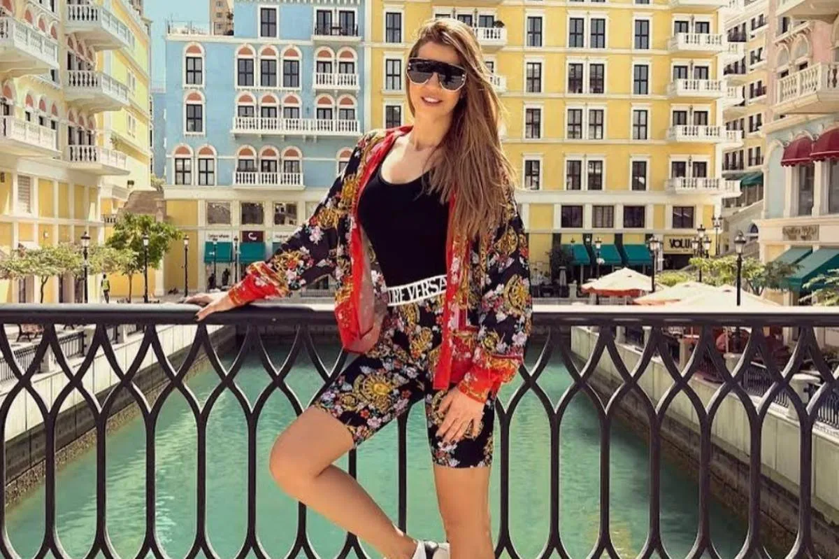 كارلا حداد بالملابس الرياضية- الصورة من حسابها على إنستغرام