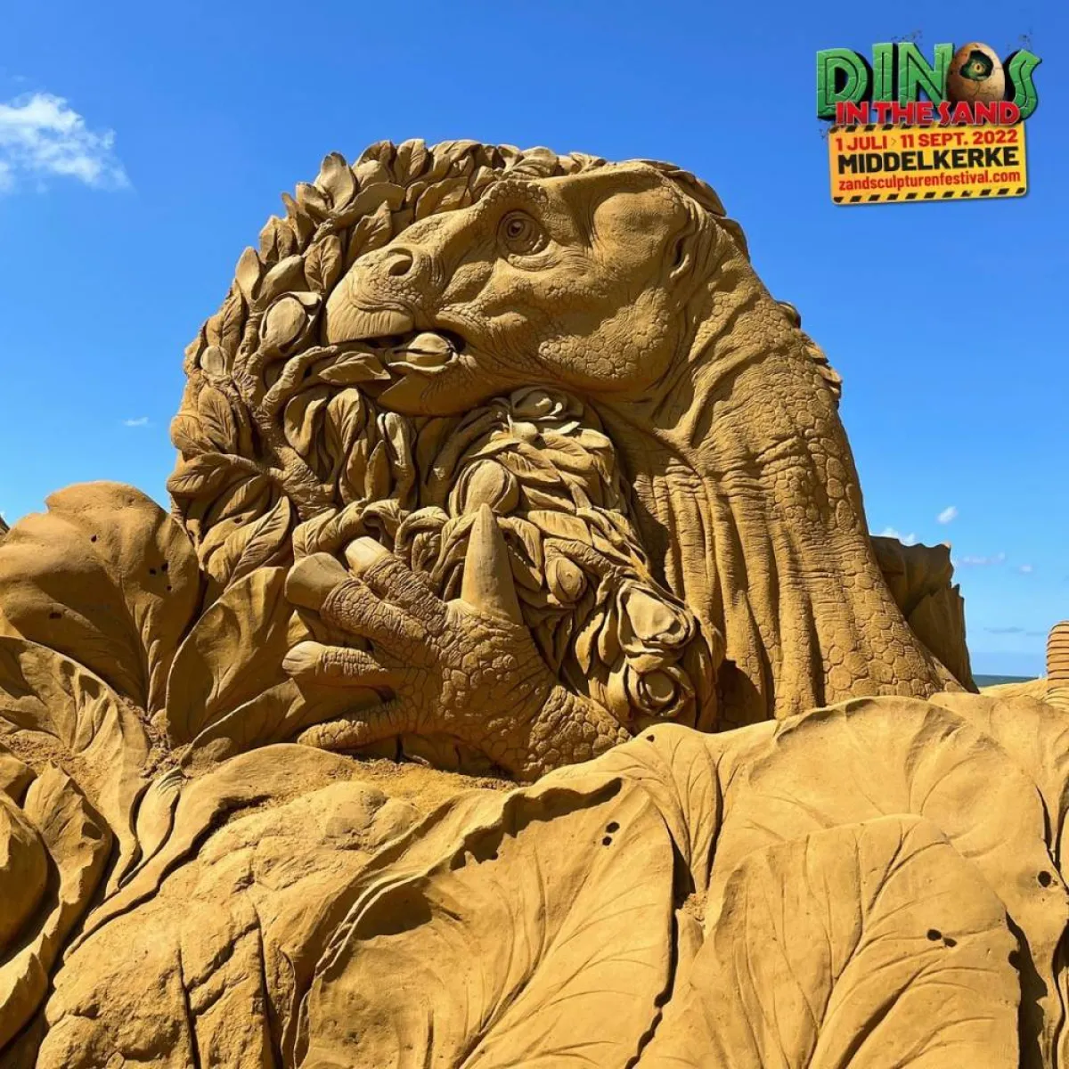 مهرجان النحت على الرمال في بلجيكا