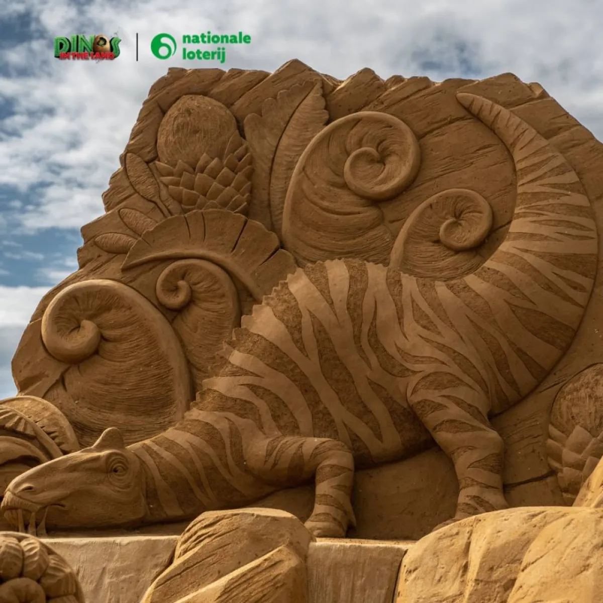 مهرجان النحت على الرمال في بلجيكا