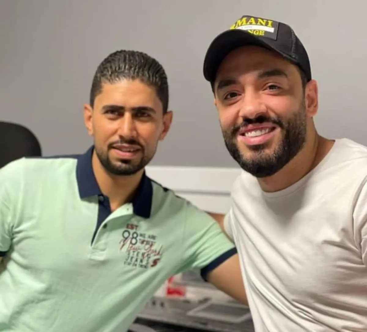 رامي جمال وأحمد سالم - الصورة من حسابه على الفيس بوك