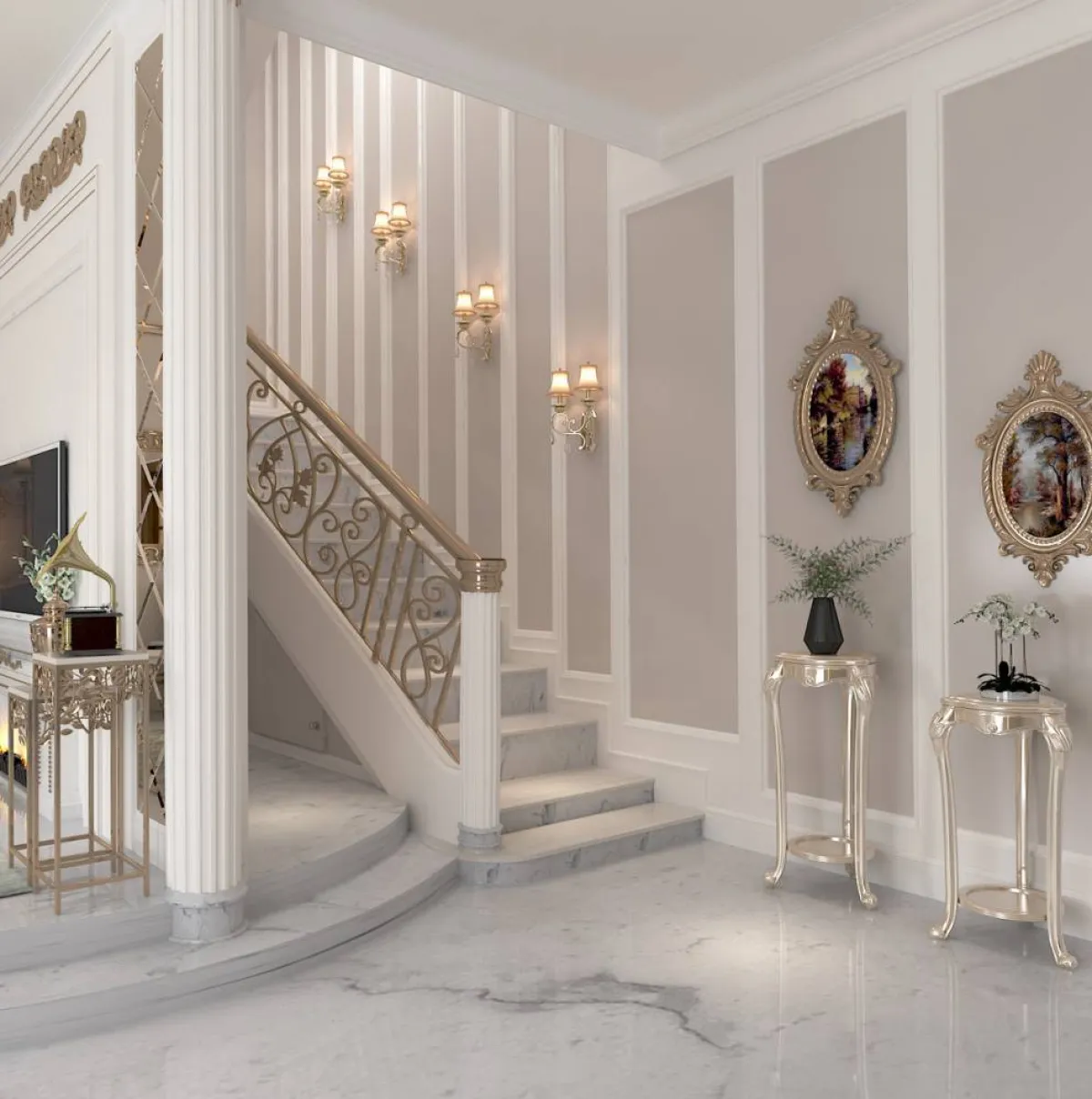 سلالم داخلية