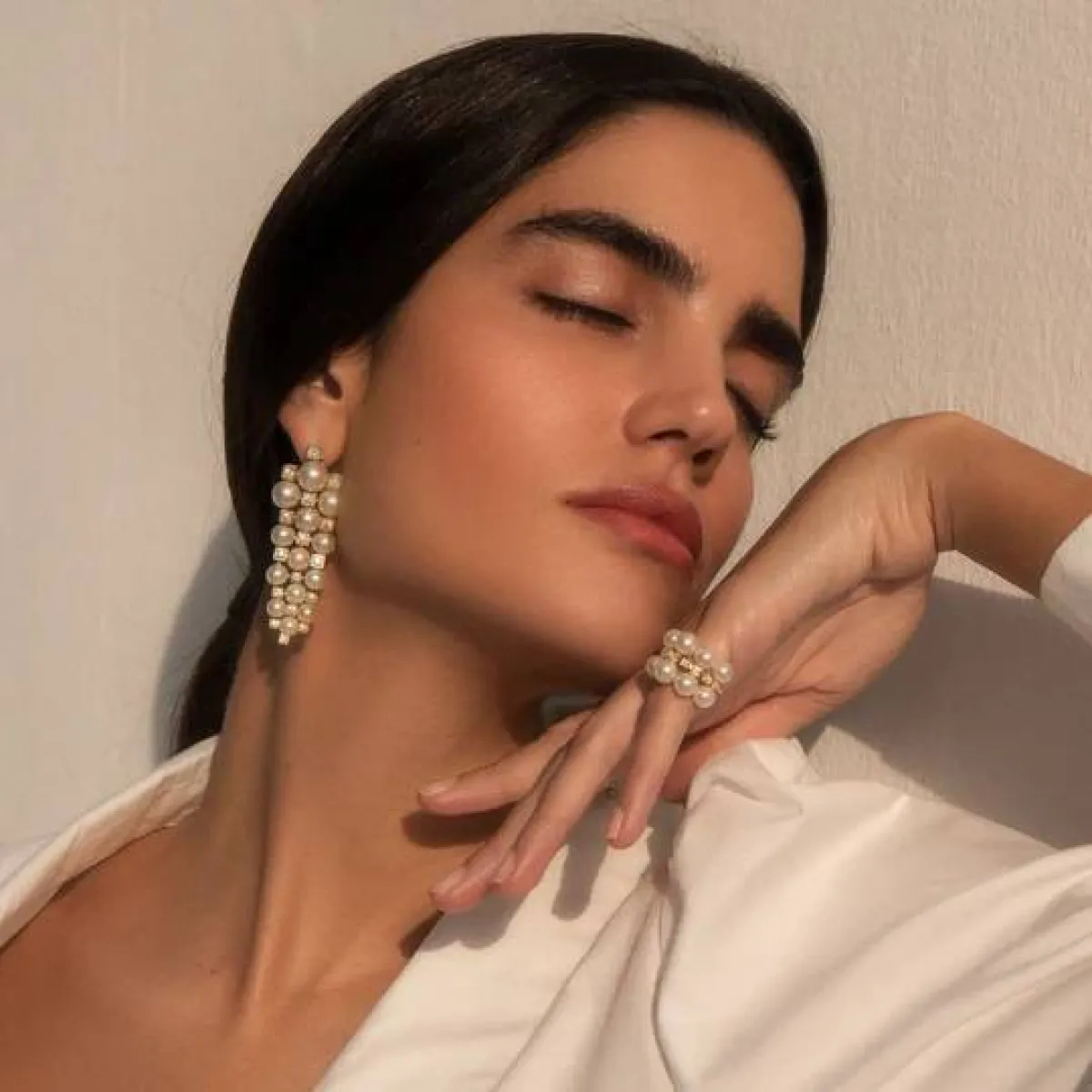 أقراط Lulu Cube من اللؤلؤ من الشيخة مريم آل نهيان MKS Jewellery