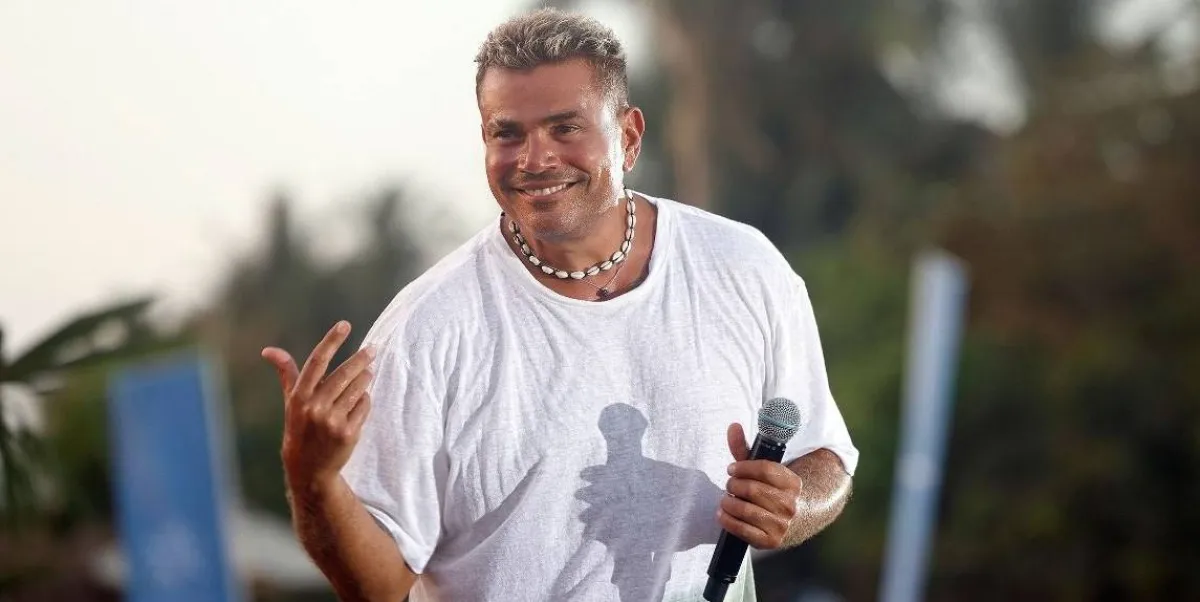 عمرو دياب -الصورة من المركز الاعلامي ل شركة بنش مارك