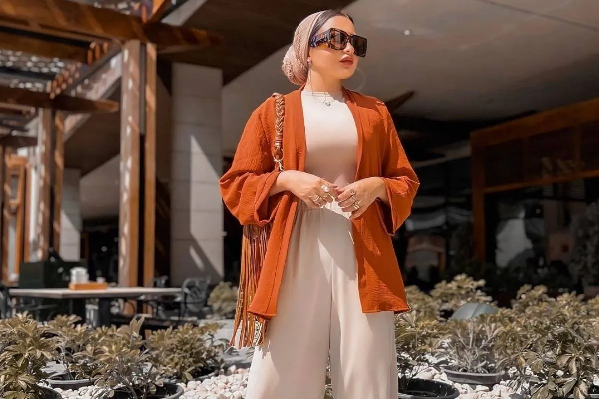 سراويل واسعة من وحي هاجر جمال