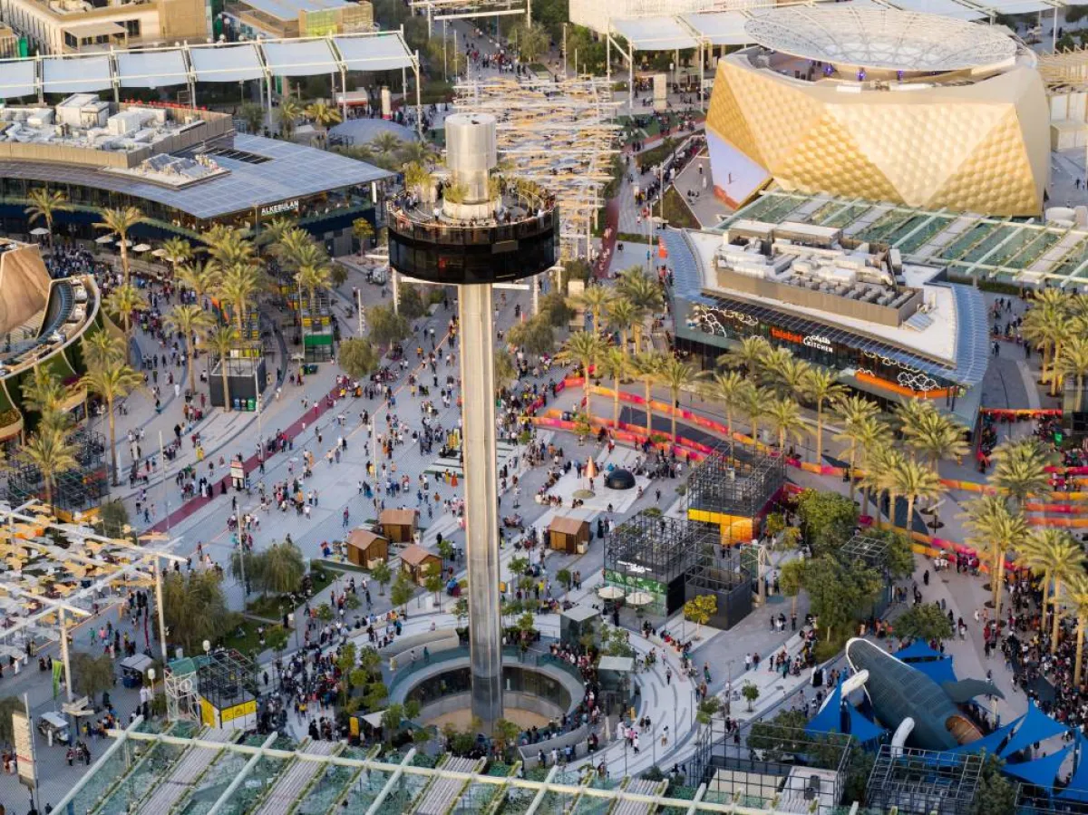 مدينة إكسبو تفتح أبوابها للزوار يوم الخميس. الصورة من "وام"