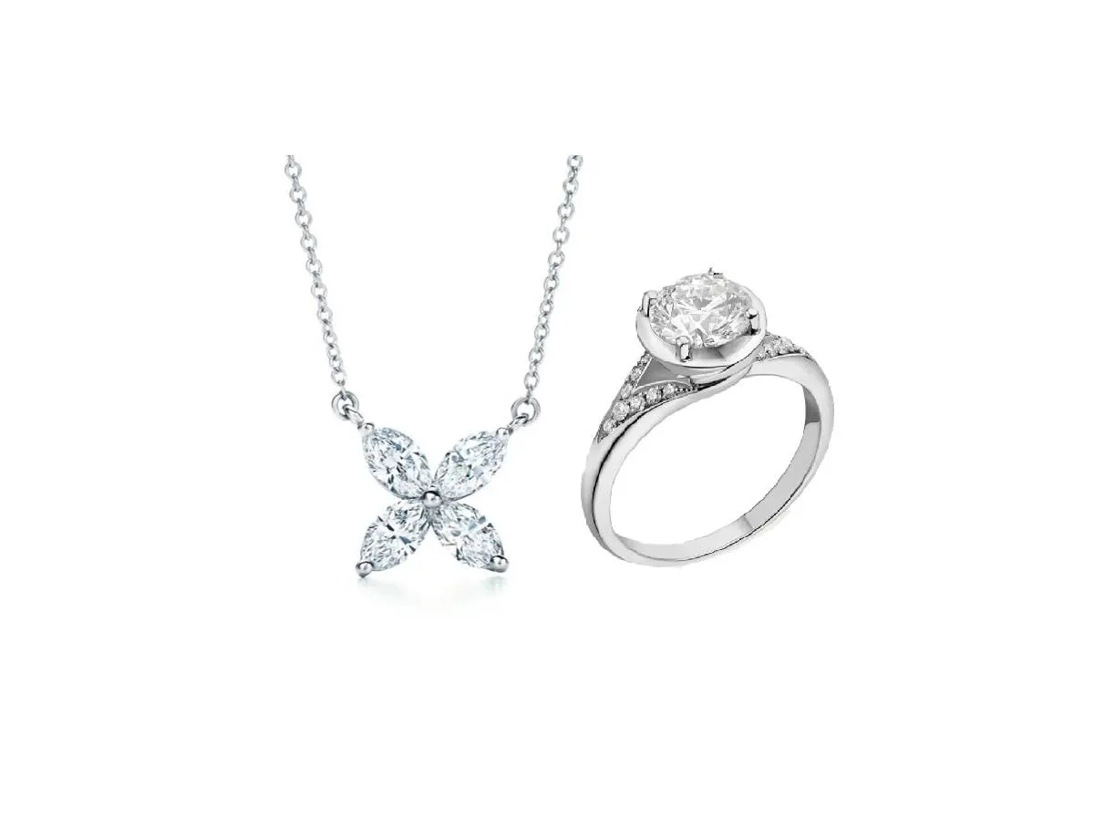 موديلات مجوهرات بلاتينية.. هل تعلمين إلى ماذا يرمز هذا المعدن النادر؟