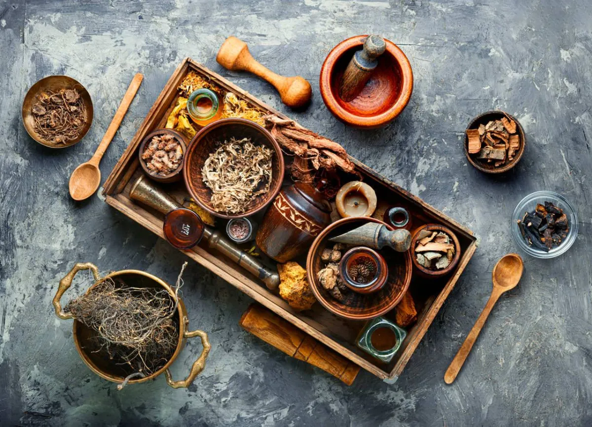 صورة للأعشاب الصينية