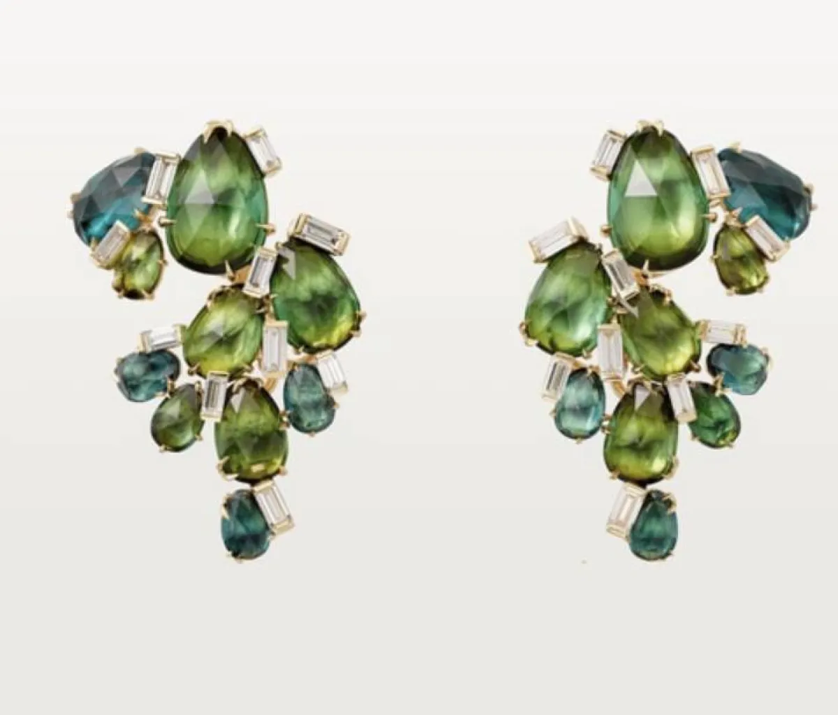 اقراط التورمالين من كارتييه cartier