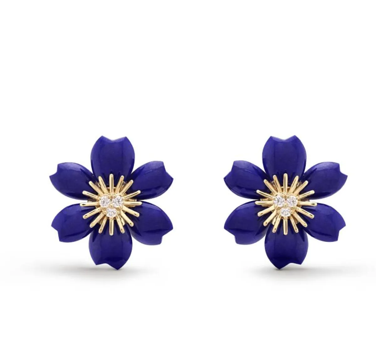 اقراط اللازورد من فان كليف اند اربلز van cleef & arpels