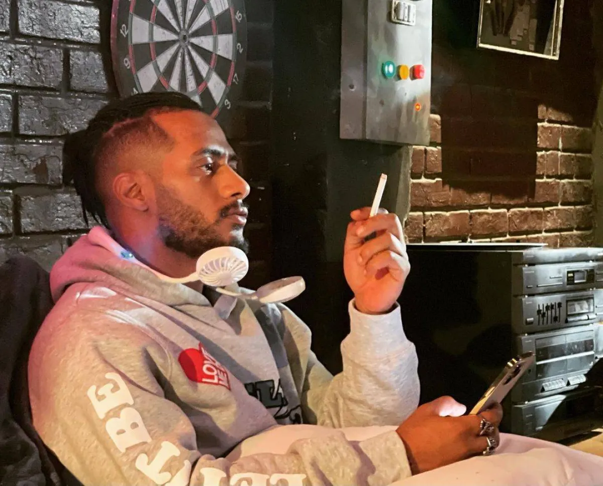 محمد رمضان من كواليس فيلم ع الزيرو - صورة من صفحته الرسمية على انستغرام 